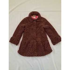 Penelope Mack Girls Brown Coat - Size 6